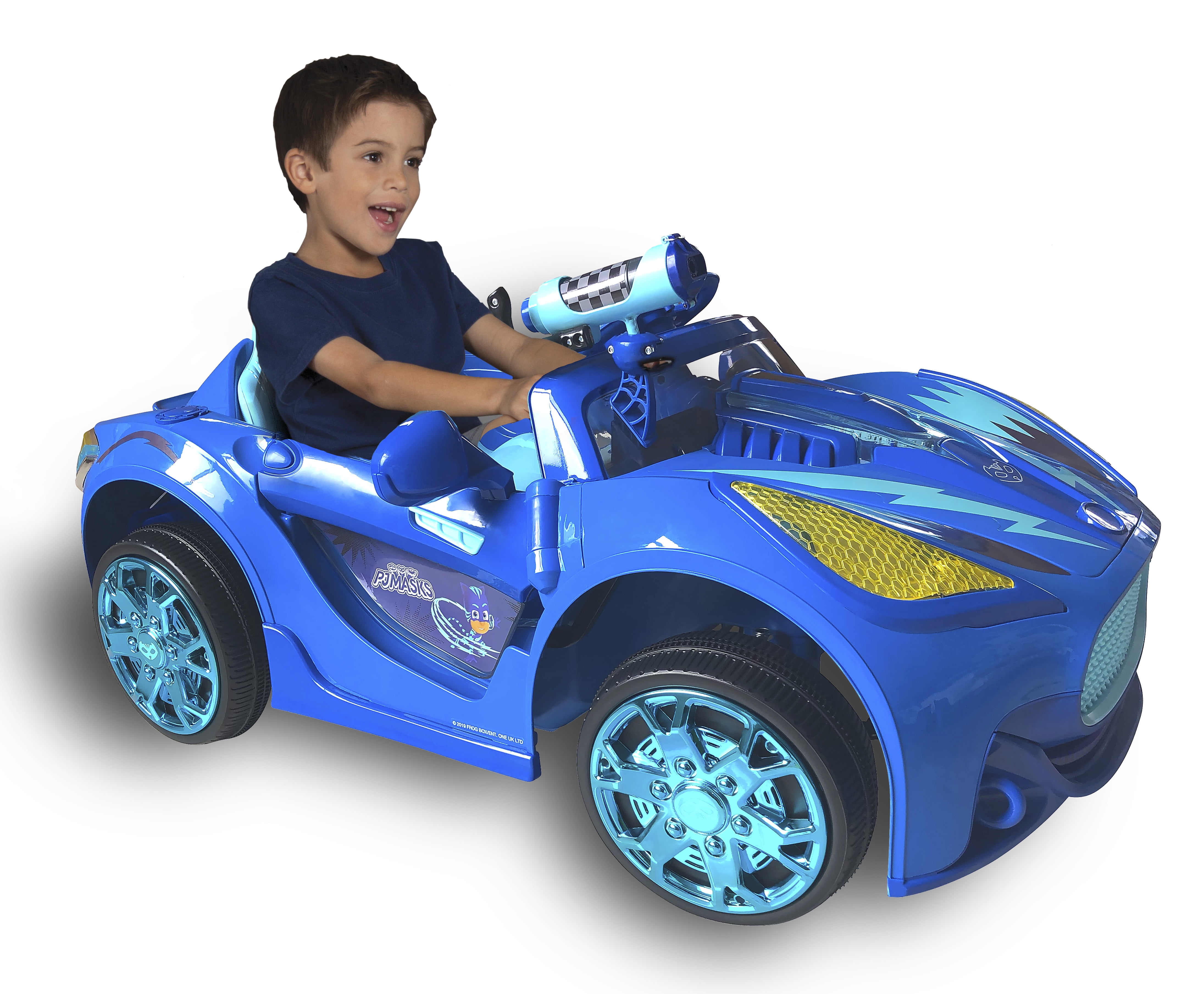 6 Volt Pj Masks Super Car Powered Ride On With Working Water Cannon
