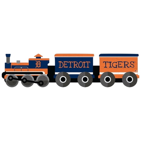 Detroit Tigers 6 x 24 Train Cutout Sign