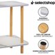 thumbnail image 4 of Mesa Centro Minimalista Madera Lateral Doble Repisa 40cm Gris, 4 of 6