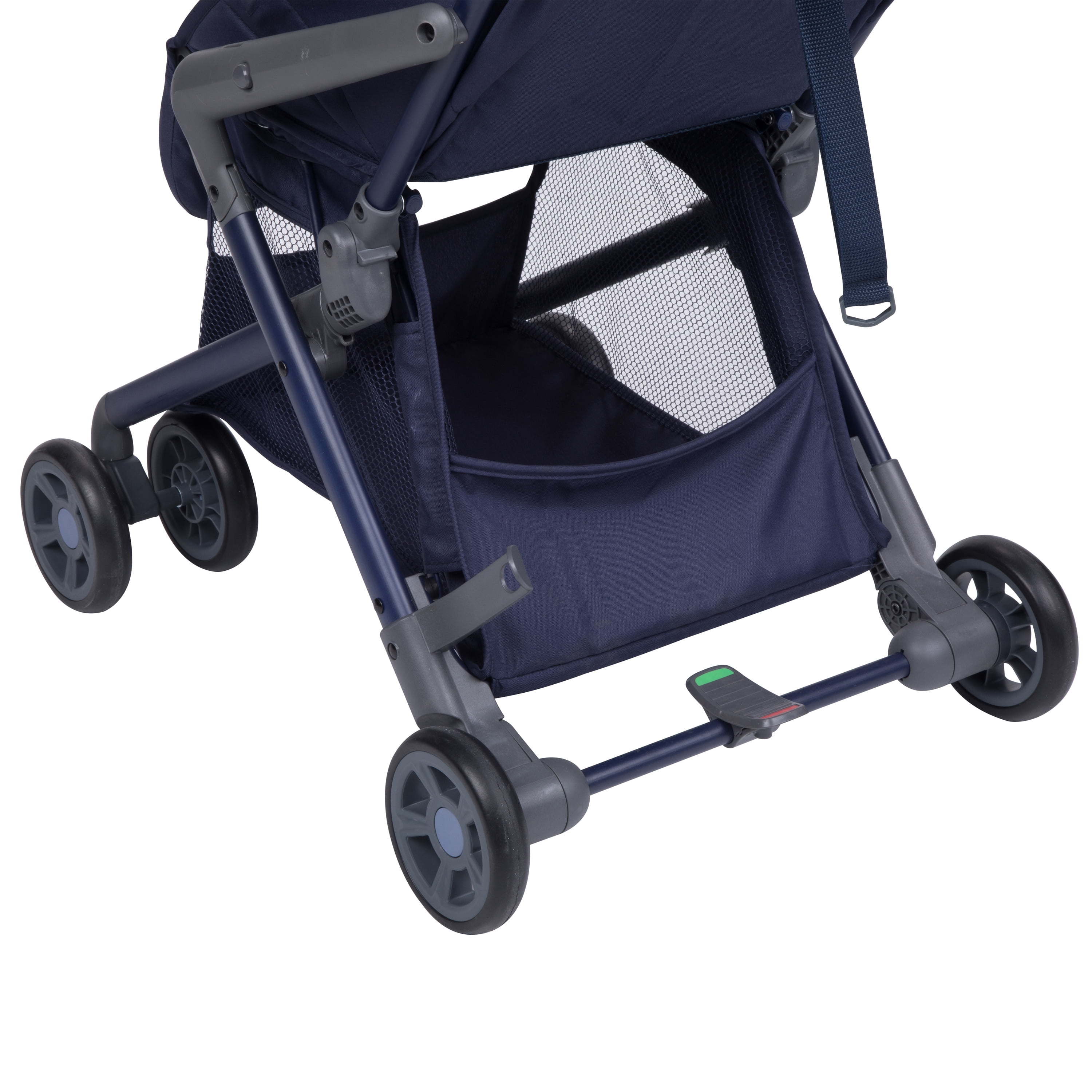 MonBebe Cube Compact Stroller with storage and visor Blue Boho
