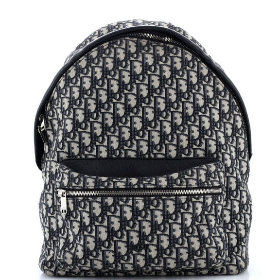 Pre-Owned Rider Backpack Oblique Canvas Medium By Rebag