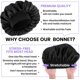 thumbnail image 4 of Bonnet de seda bonnet de satén bonnet para dormir bonnet ajustable bonnet para hombres y mujeres, 4 of 8
