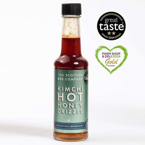 Scottish Bee Company Kimchi Hot Honey 200g, British Import (Pack of 2)
