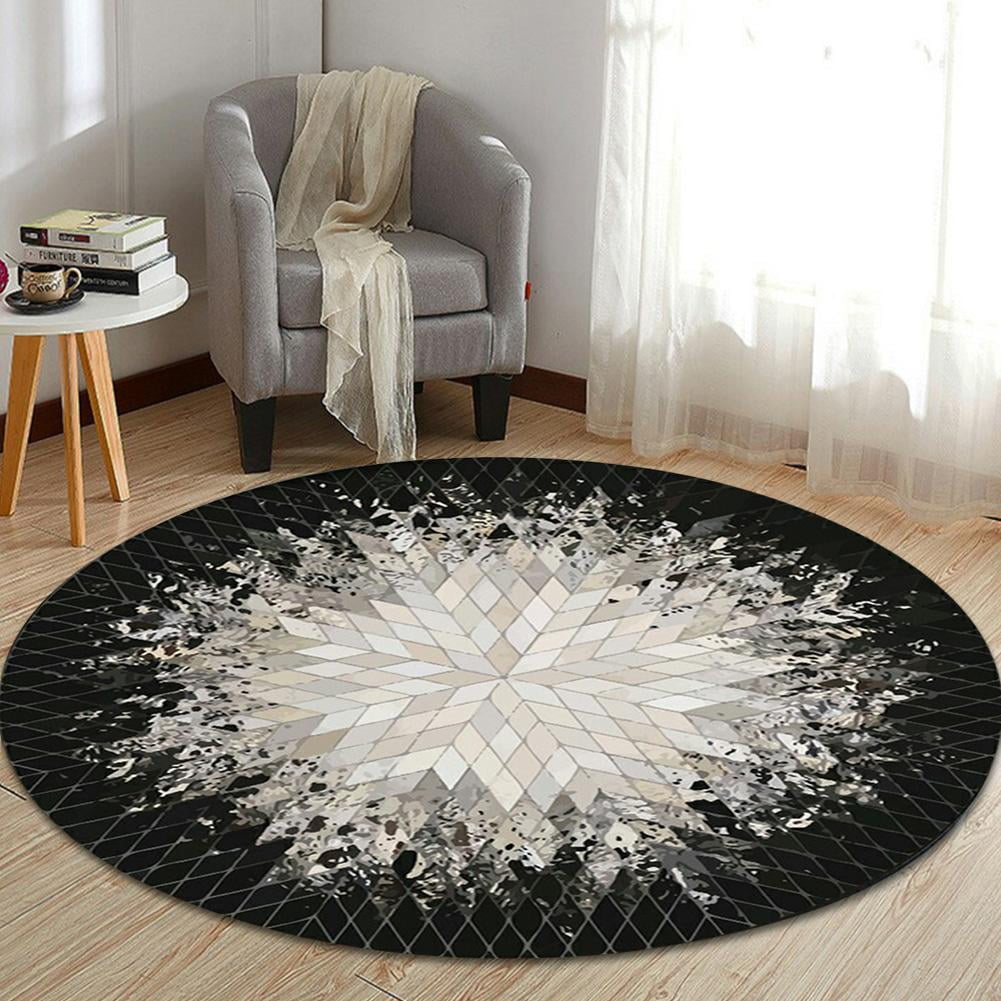 Ccdes Nonslip Round Mat Sitting Pad Area Rugs Washable Rug Rotray