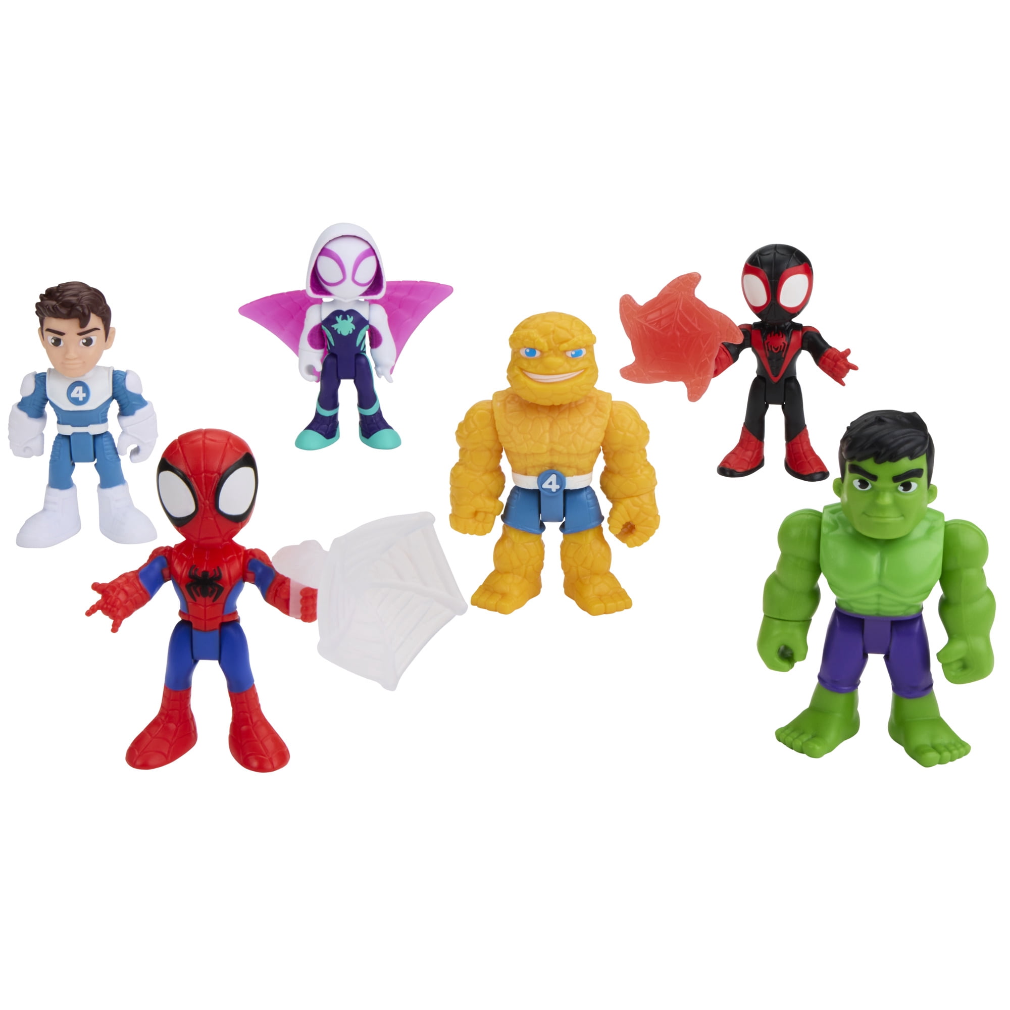 Marvel Spidey and his Amazing Friends Fantastic Pals Pack Action Figures, Ages 3 and up