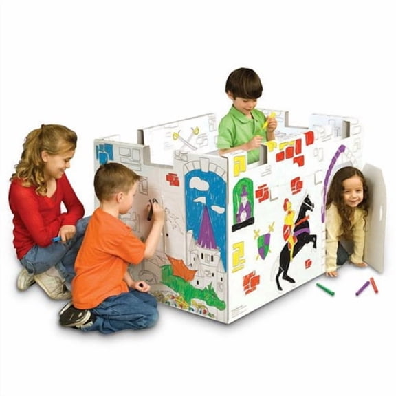 Pharmtec My Very Own Castle Cardboard Playhouse