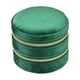 thumbnail image 2 of Estuche para Pendientes, Estuche para Baratijas, Caja de Terciopelo de Doble Capa, Portátil, para Viajes, Estuche para Joyas, para El Día de San Valen Verde, 2 of 8