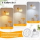 thumbnail image 5 of Bombilla para Lámparas Que Funciona con Pilas, Luces LED de Disco Atornillables con Control Remoto, con Casquillo E26 para Aplique de Pared, Paquete de 2, 5 of 5