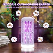 Aspectek Indoor Bug Zapper with LED Light, Bluetooth Speaker, 1-Pack