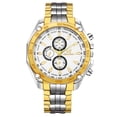 thumbnail image 2 of Montre Homme Mode Horloge Acier Inoxydable Décontractée Habillée Poignet Cristal Bijoux, 2 of 8