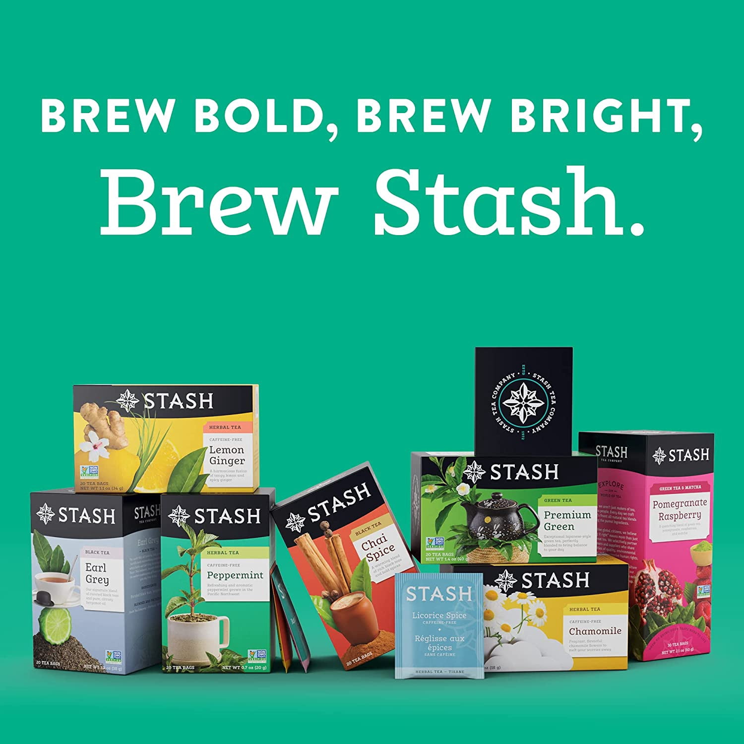 Stash Black Tea English Breakfast 20 Tea Bags Pack of 4