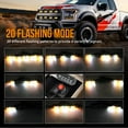 Led Grille Strobe Lights OIF8 with 9 Key Switch, Flashing Mode Surface