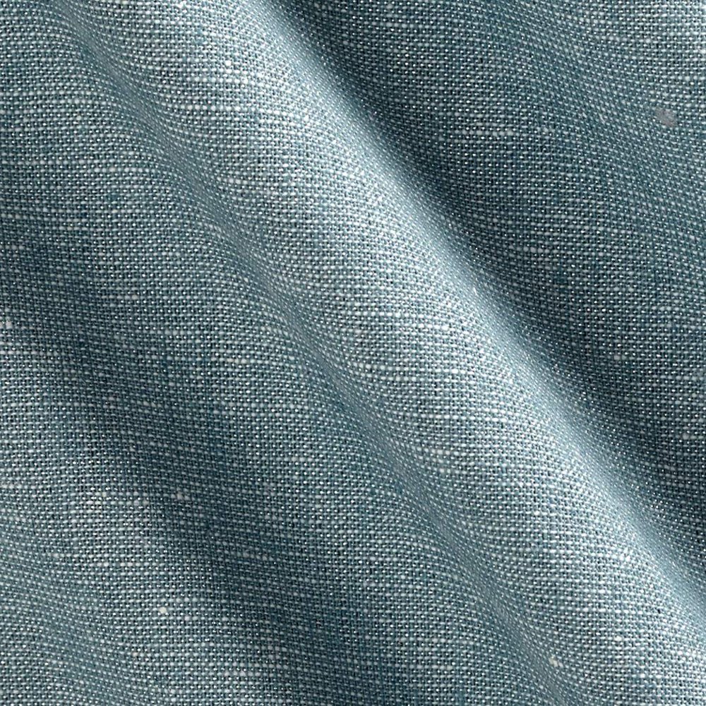 0476436 Essex Yarn Dyed Linen Blend Fabric by The Yard, Metallic Water