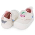 thumbnail image 2 of JAN & JUL Girls' Easy-On Toddler Shoes, Lightweight for First Walkers (Cherries, Size 5 Toddler), 2 of 8