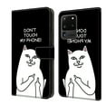 thumbnail image 2 of TECH CIRCLE For Galaxy Note 20 Ultra Case,Premium PU Leather Funny Pattern Flip Wallet Case Cover with Card Slots Kickstand Women Girls Case for Samsung Galaxy Note 20 Ultra 5G 6.9" 2020,Don't Touch, 2 of 6