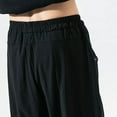 thumbnail image 6 of Mens Capri Pants Relaxed Fit Straight Capris Elastic Waist Pants with Pockets, 6 of 9