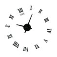 thumbnail image 2 of Wall Clock Silent 3D Modern Black Acrylic DIY Self Adhesive Wall Clock for Living Room Home, 2 of 5