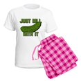 thumbnail image 5 of CafePress - Just Dill With It Women's Light Pajamas - Women's Short Sleeve Print T-Shirt and Pants Light Cotton Pajama Set, 5 of 7