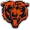 Chicago Bears, variant on Reebok Womens Crew Neck Pullover with Balloon Sleeves
