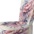 thumbnail image 4 of Designart "Pink And Purple Rose Design " Upholstered Floral & Botanical Accent Chair and Modern & Contemporary Arm Chair - Multiple Color & Pattern, 4 of 7