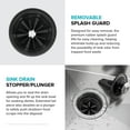 thumbnail image 6 of Kraus KWD200-100MGR 1 Hp Continuous Feed Garbage Disposal - Grey, 6 of 7