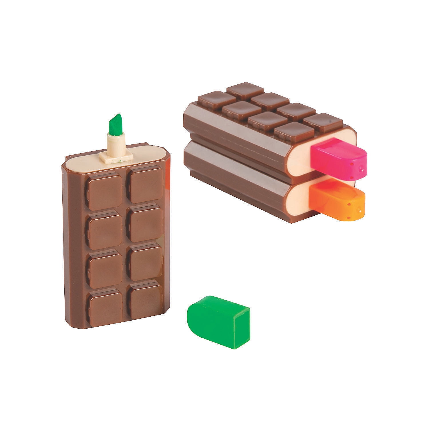 Scented Chocolate Bar Highlighter Stationery 12 Pieces Walmart