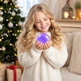 thumbnail image 4 of Transparent Coconut Oil Squishy Stress Ball, Slow Rising Clear Squeeze Fidget Toy, Anxiety Relief Sensory Toy for Party Favors Purple#1, 4 of 6