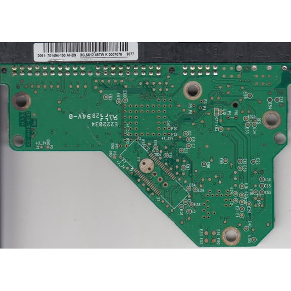 WD3200AAJB-00WGA0, 2061-701494-100 ADHD9, WD IDE 3.5 PCB