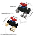 thumbnail image 4 of SharkTRUE 12V 24V Battery Disconnect Switch for Car Truck RV - Heavy Duty Manual Kill Switch, Anti-Theft & Prevent Drain, 4 of 6