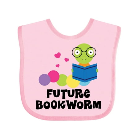 

Inktastic Future Bookworm Gift Baby Boy or Baby Girl Bib