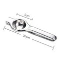 thumbnail image 5 of Opvise Manual Lemon Juicer Fruit Squeezer Comfortable Grip Stainless Steel Easy to Clean Seedless Lemon Squeezer Silver, 5 of 7