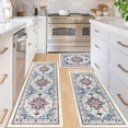 thumbnail image 3 of Farmhouse Kitchen Rugs Sets 3 Piece with Runner, Boho Kitchen Mats for Floor, Washable Non-Slip Kitchen Floor Mat for Kitchen Floor Hallway Living Room Office Entryway, 3 of 6
