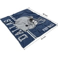 thumbnail image 4 of City Throw Blanket for Men Women Kids Ultra Soft Flannel Blanket Lightweight Warm Blanket Soft Flannel Bedding Football Fans Gifts 50x60 Inch, 4 of 5