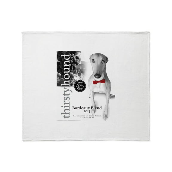 CafePress - Thirsty Hound Throw Blanket - Soft Fleece Throw Blanket, 50"x60" for All Ages