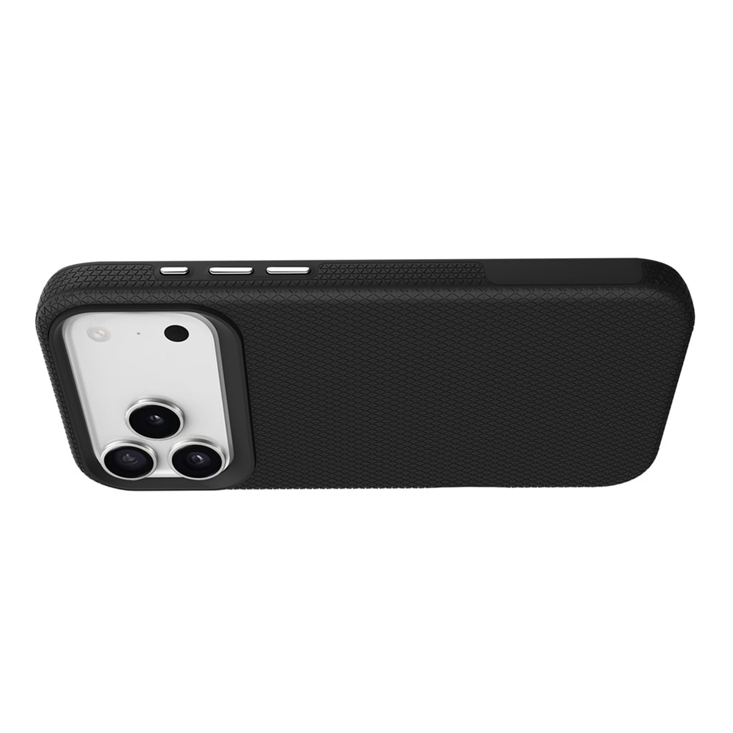 Shock Absorption Protective Dual Layer Case for iPhone 17 Pro Max - Black