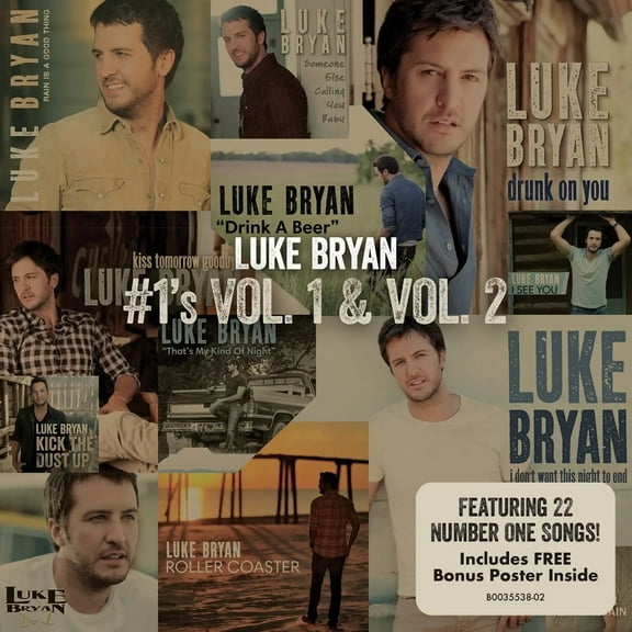 Luke Bryan - #1's Vol. 1 & Vol. 2 - Music & Performance - CD