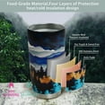 thumbnail image 5 of Forest Tree Tumbler, Mountain Tumbler with Lid and Straw, 20oz Vacuum Insulated Coffee Tumbler, Nature Coffee Mug Gifts for Women,Men, Reusable Stainless Steel Tumbler Cups, 5 of 6