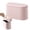 Pink, variant on Mini Trash Can With Lid Removable Small Garbage Can Tiny Plastic Trash Up Countertop Wastebasket Counter Garbage Lint For Bathroom Kitchen Desk Coffee Table,Trash Bags