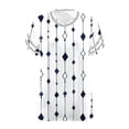 thumbnail image 6 of Women's Tops Short Sleeve Plus Size Solid Oversized Neck Summer Sports Base Tee, 6 of 6