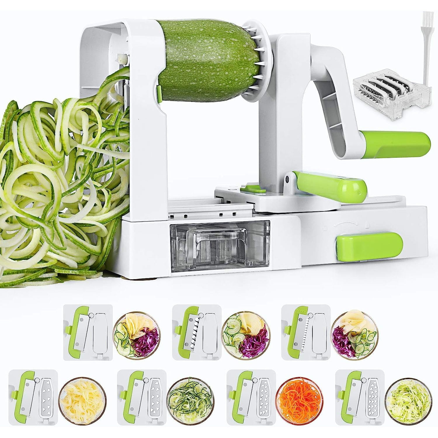 Spiralizer Zoodles Maker Veggie Spiralizer 7Blade Vegetable Spiralizer