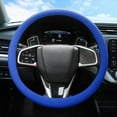thumbnail image 4 of Soumake Silicone Steering Wheel Cover Solid Color Wear Resistant Non-Slip Design Simple Installation Universal Steering Wheel Protector, 4 of 8
