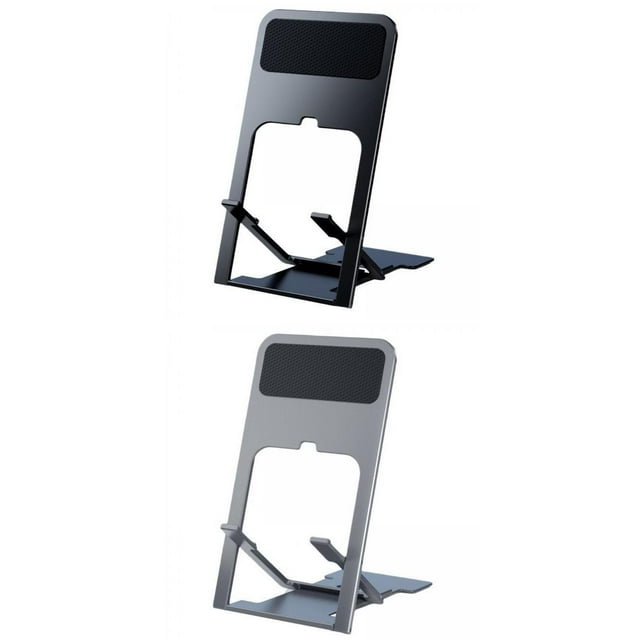 Soporte plegable para teléfonos de 2 piezas ajustable para tabletas home Trips PC