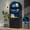 BLACK, variant on IDEALSOUL 71" Tall Arched Storage Cabinet, 5-Tier Wood Pantry Cabinet, Tall Bookcase with Storage and LED Lights, Bookshelf with Door, Bookshelf with 2 draws and Adjustable Shelves for Office