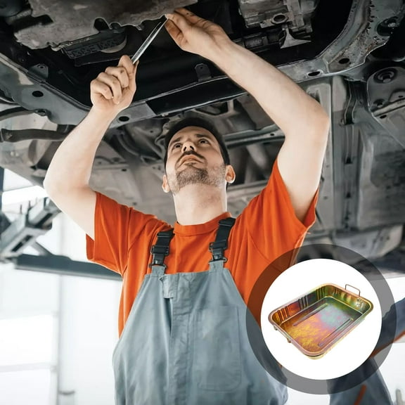 WHAMVOX Vehicle Oil Drain Pan Drain Tray Car Repair Part Tray Oil Drip Tray Car Accessory