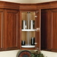 thumbnail image 2 of Rev-A-Shelf 24'' Lazy Susan Full-Circle Polymer 2-Shelf, White, 6012-24-11-52, 2 of 8