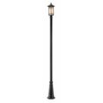 thumbnail image 1 of Outdoor Post Light Black Aluminum  Glass, 1 of 1