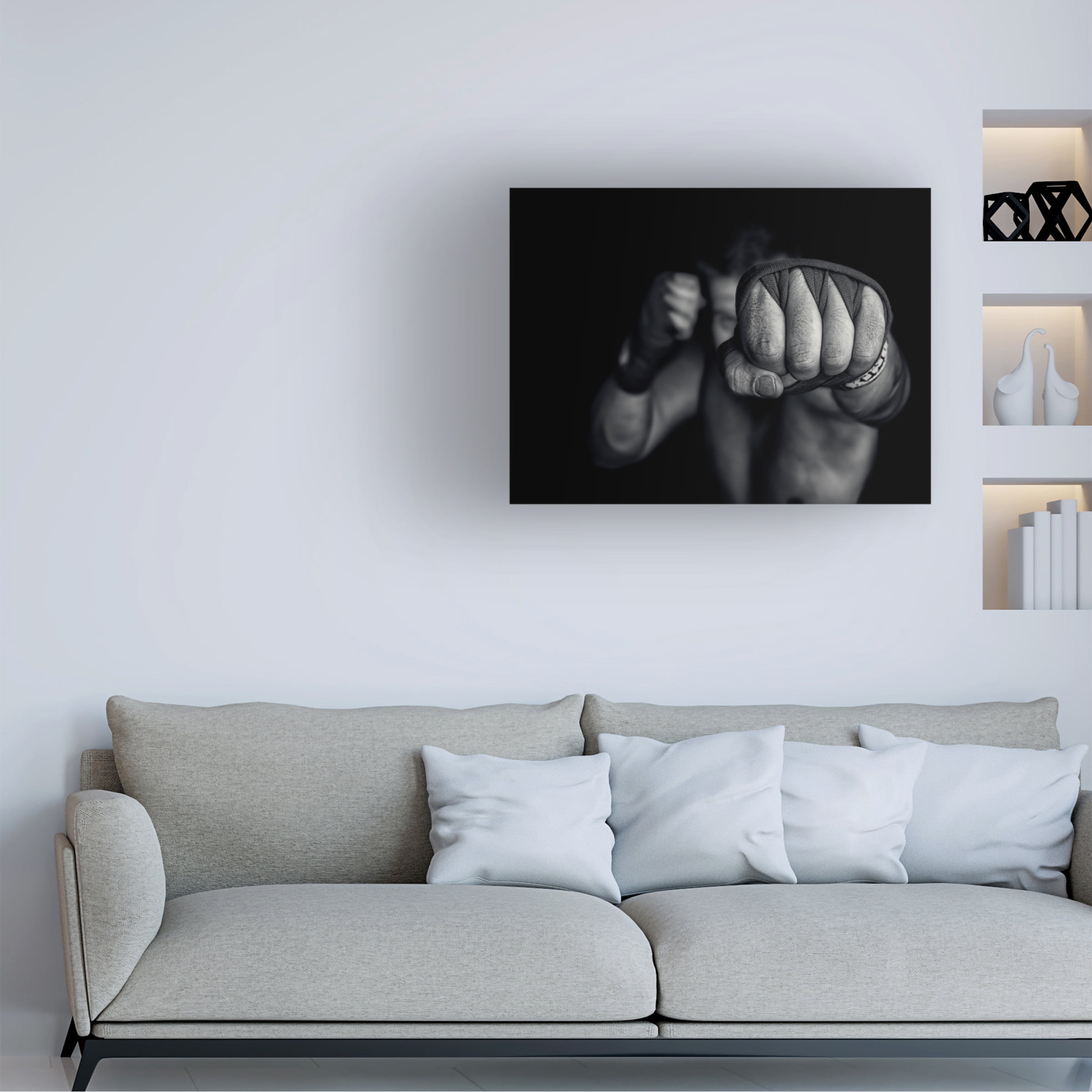 Adrian Vrican 'Left Wing' Canvas Art