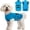 Blue, variant on Dog Anxiety Relief Coat,Comfort Anxiety Vest for Dogs,Adjustable Dog Anxiety Calming Wrap for Fireworks,Thunderstorm,Travel,Separation,Anxiety Jacket for Small Dogs