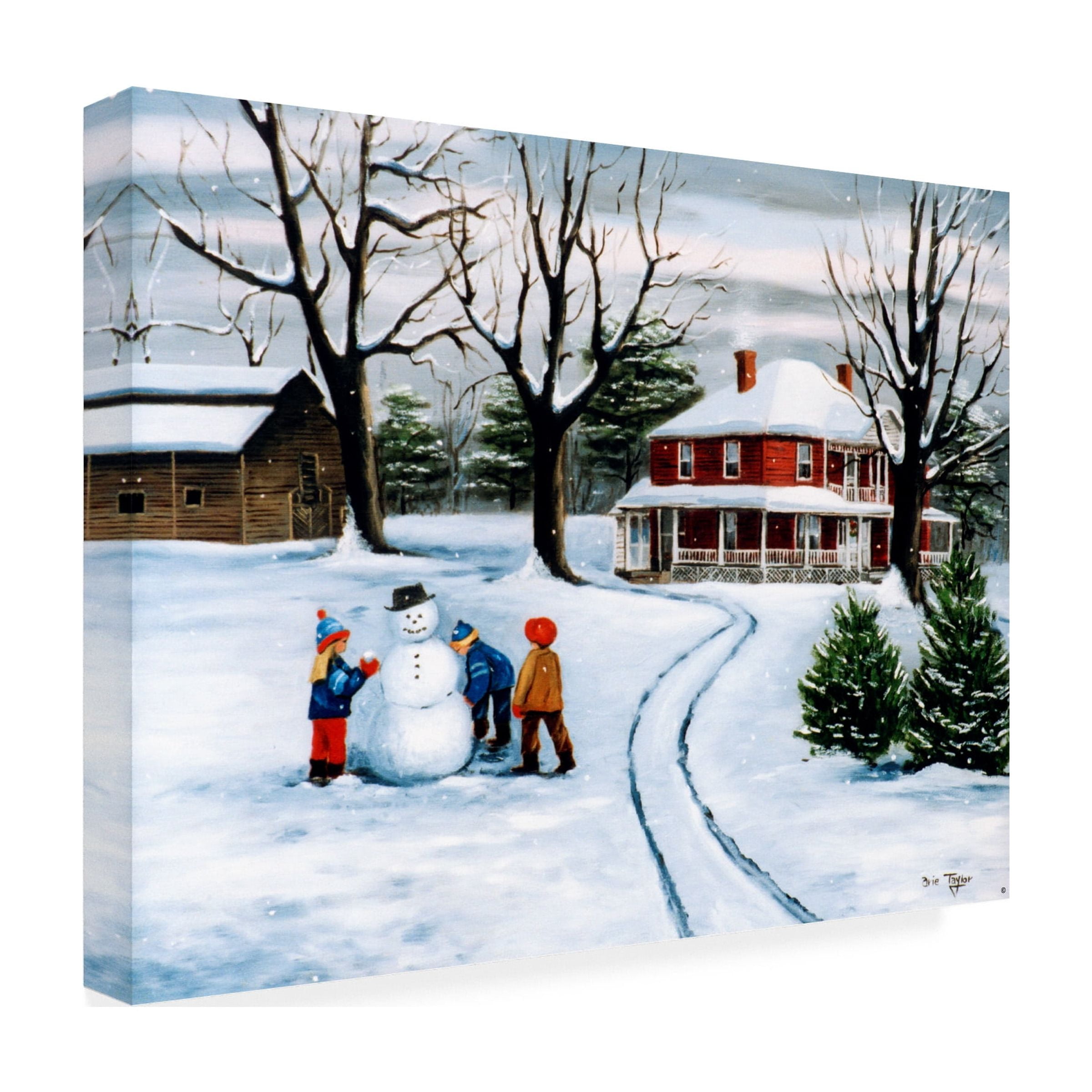 Trademark Fine Art 'Winter Fun' Canvas Art by Arie Reinhardt Taylor