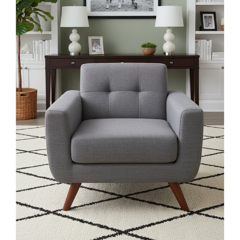 US Pride Modern style linen fabric accent Chair